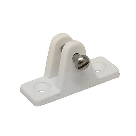 Sea-Dog Nylon Angled Deck HingeWhite, No 273231-1 273231-1